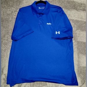 ✨️FLASH SALE FedEx Under Armour Polo Shirt L NEW